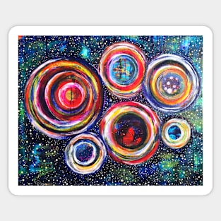 Vibrant Vortex of Choice: Inner Power Painting Sticker